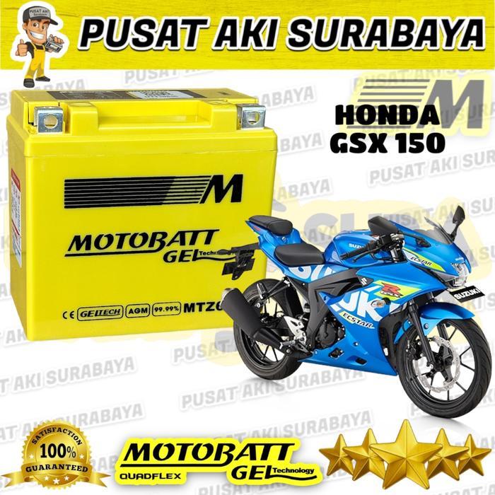 Bergaransi Motobatt Mtz6S Original Accu Kering Mf Motor Gsx Vario 125