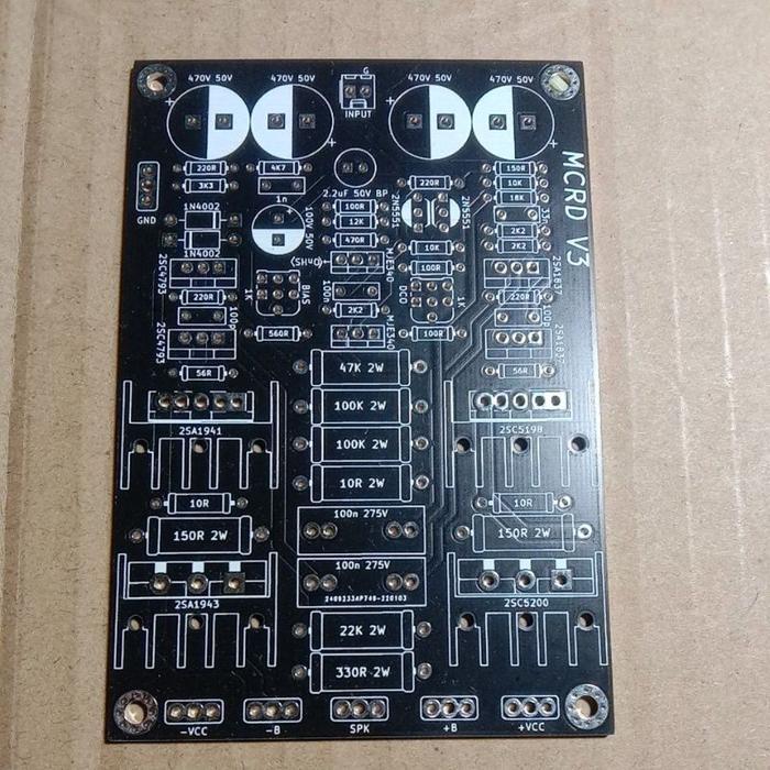 Thebest- pcb Ampli MCRD V3 double layer