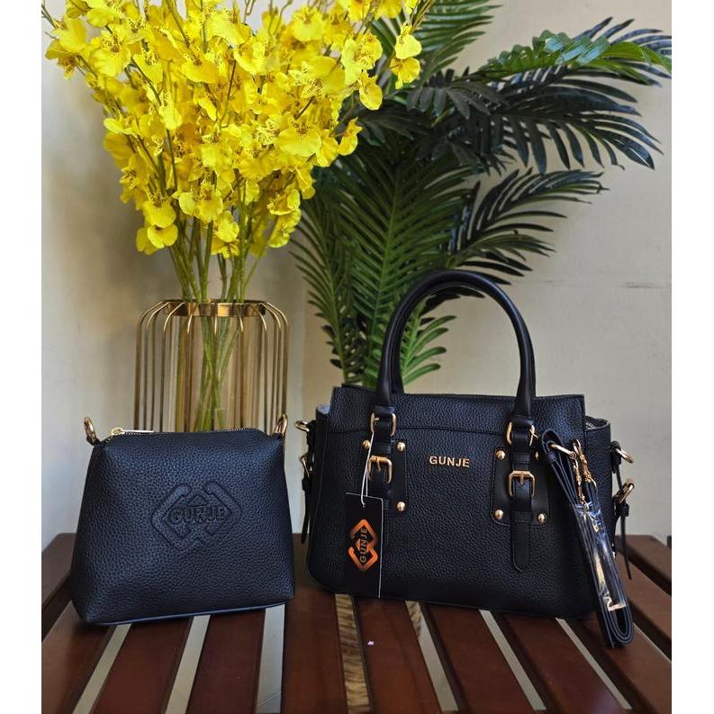 Spesial tas gunje original TAS BAHU TAS WANITA MAWAR TOTE BAG KULIT JERUK 59,