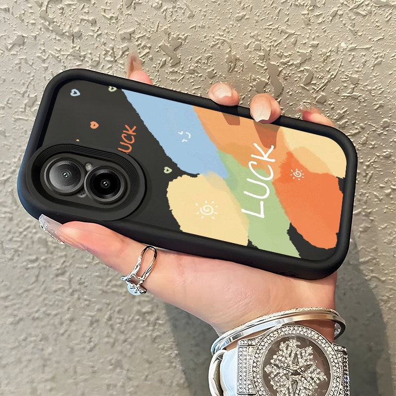 Casing Hp Untuk Realme C67 Realme 12 Lite Case Pelangi cat Kasing Premium Matte Cesing Compatible Ke