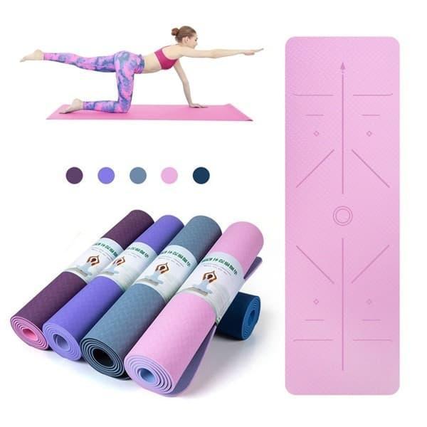 YOGA MAT / TPE YOGA MAT / YOGA MAT DOUBLE PINK