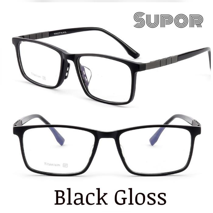 FF231 Full Frame Kacamata Pria Titanium Sports Bold kotak kaca mata minus progresif Tebal