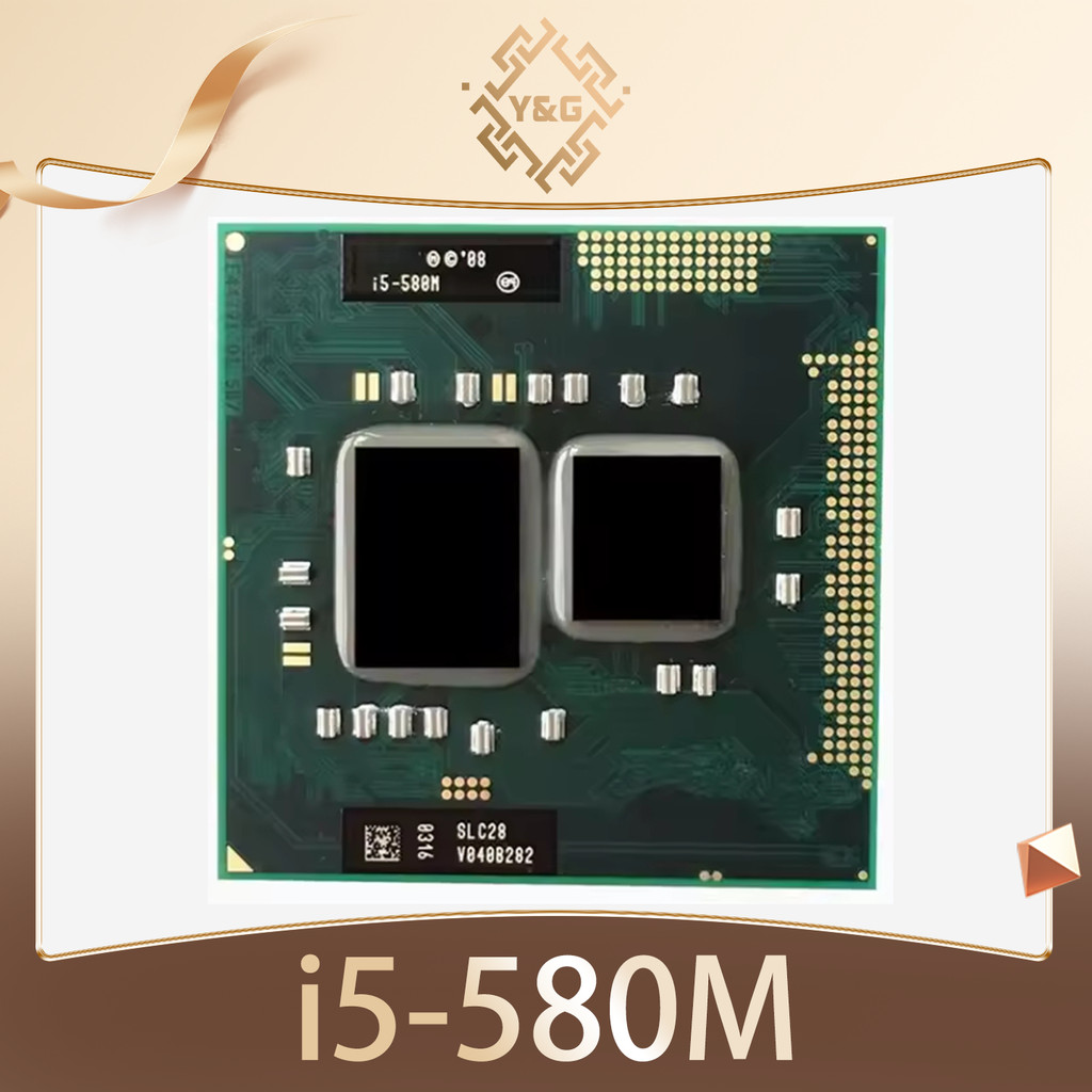 Core i5-580M Processor (3M Cache, 2.66GHz ~ 3.33Ghz, i5 580M, SLC28) PGA988 Laptop CPU Compatible