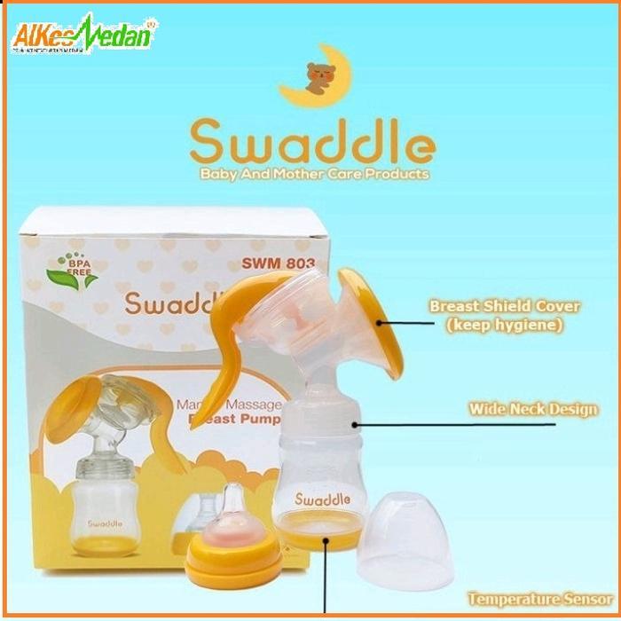 SWADDLE POMPA ASI MANUAL / STRONG SUCTION BREAST PUMP SWM 803