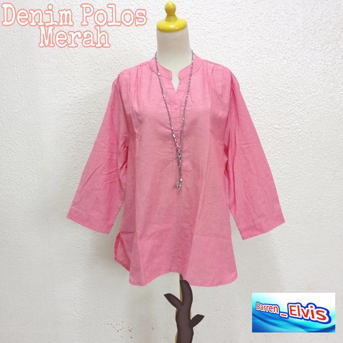 Termurah Atasan / Blouse / Wanita / Cewek / Putih Bordir Motif XXXL Paling Laris