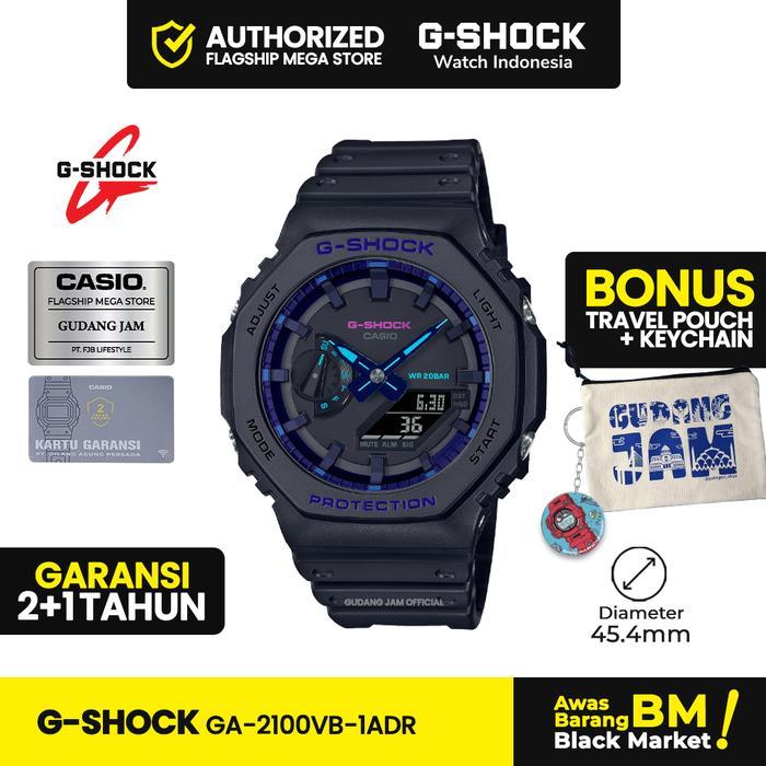 TERLARIS GShock GA-2100VB-1ADR GA-2100VB GA-2100 GA2100VB GA 2100VB READY STOCK