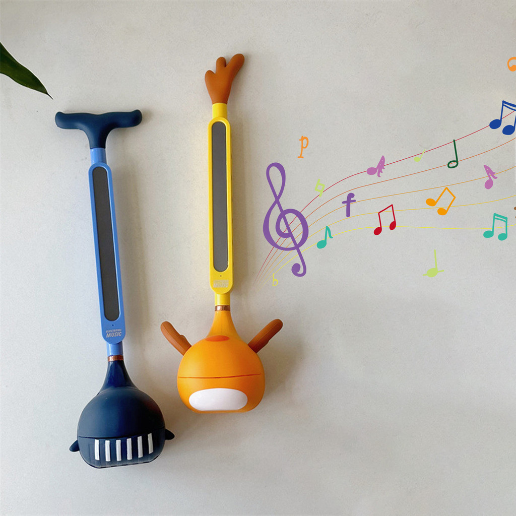 Electronic Erhu Adorable Mini Guitar Erhu Cartoon Shape Music Synthesizer Kids Early Educational