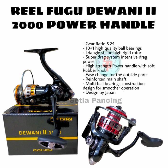 Grosir Reel Fugu Dewani Ii 2000 Power Handle