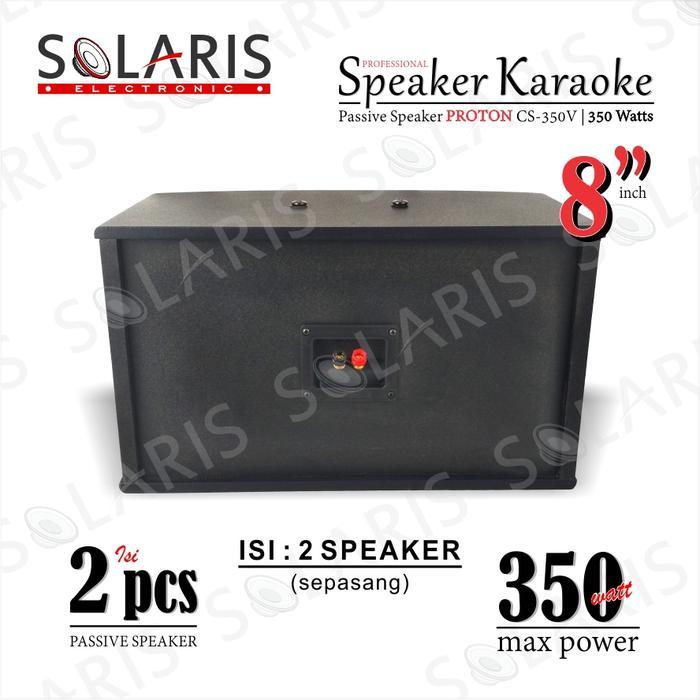 Speaker Karaoke 8 Inch 350 Watt Proton Cs-350 V 2 Pcs Speaker Pasif Speakers Redy Stok