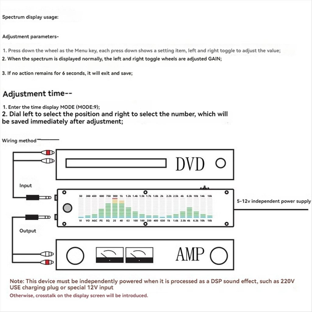 L77A LED Audio Spectrum Analyzer Music Spectrum Dynamic Level Indicator for Audio Enthusiast