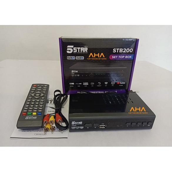 Stb Tv Digital 5Star Stb200 Setbox Stb Dvb T2 Tv Analog To Tv Digital Pasti Ori