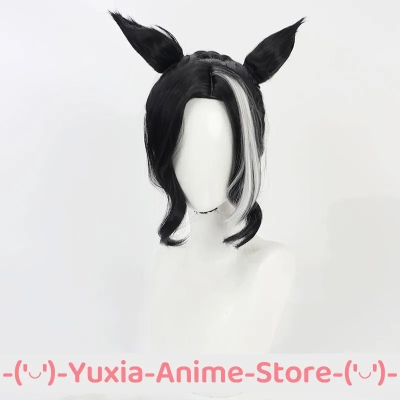 UMA MUSUME PRETTY DERBY MEJIRO RAMONU COSPLAY WIG WITH EAR AND TAIL ANIME ROLEPLAY WIGS PARTY