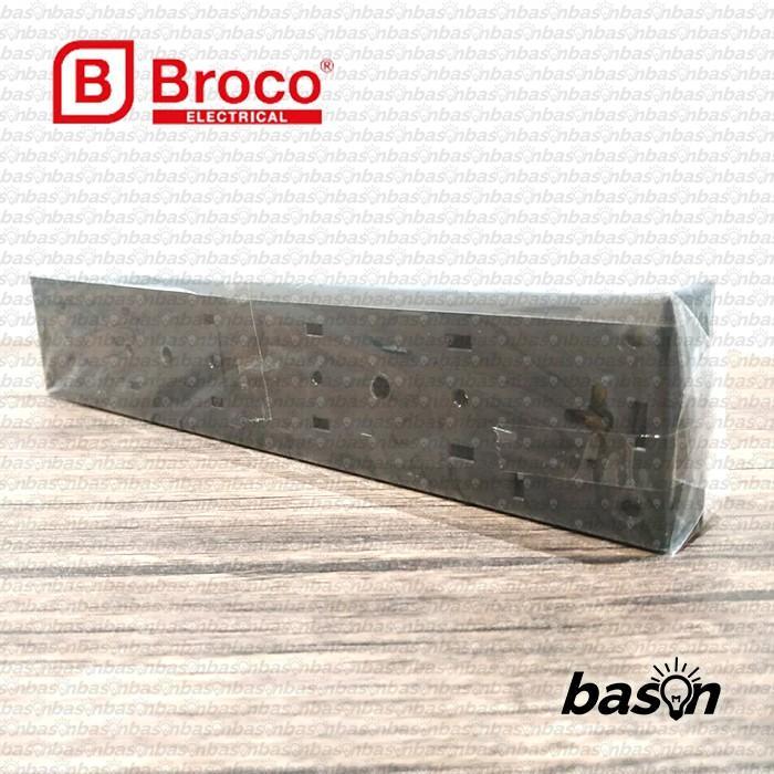 BROCO 15350 NCP 16A 250V SNI - Stop Kontak 5 Lubang tanpa kabel