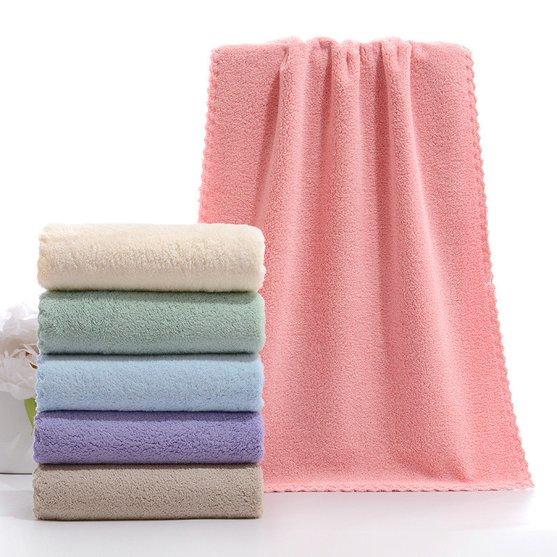 Pure cotton super absorbent bath towel Pure cotton super absorbent large bath towel Thick soft bath 