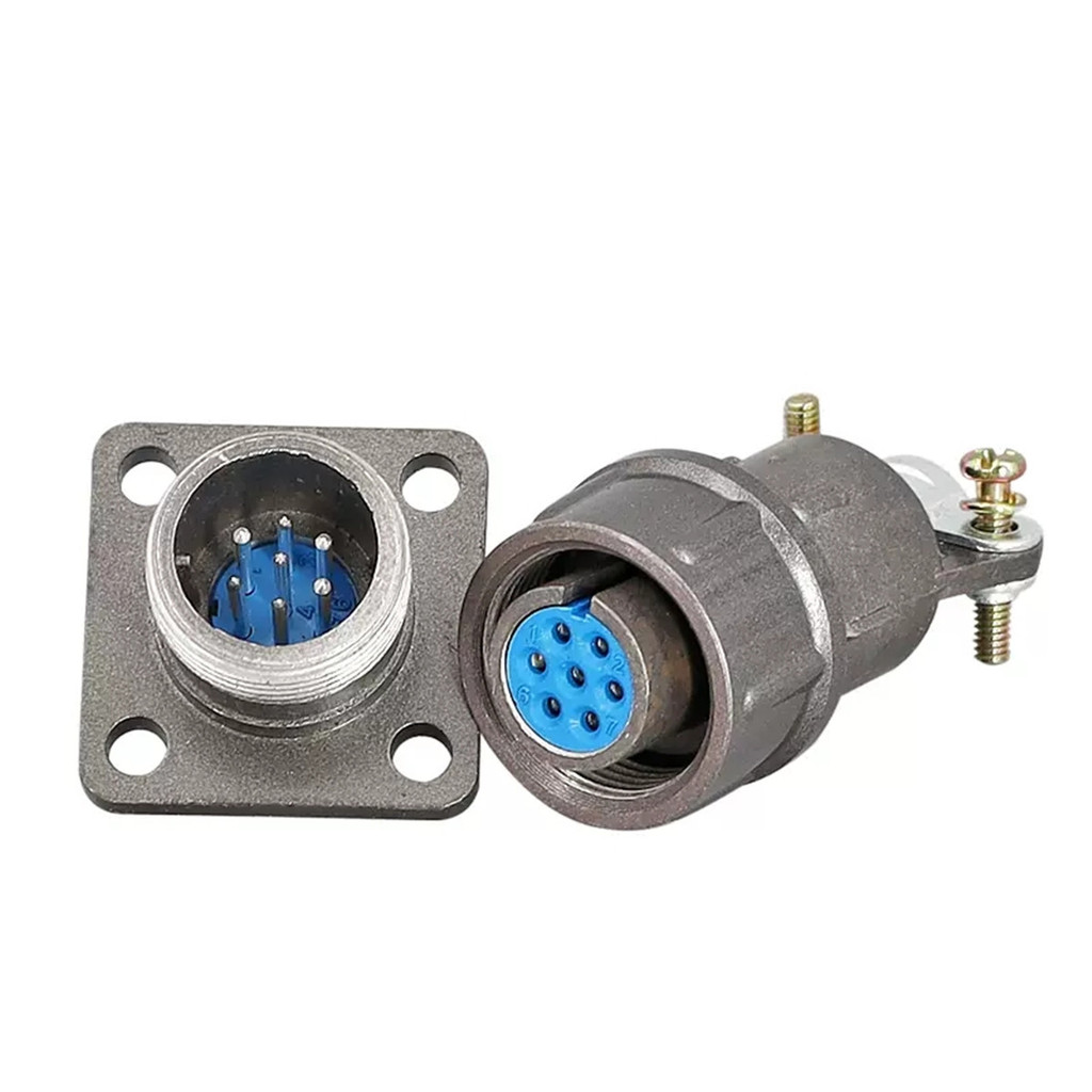 Aviation plug socket CX14/X14-3-4-5-7 core forward assembly reverse connector cable connector 12MM