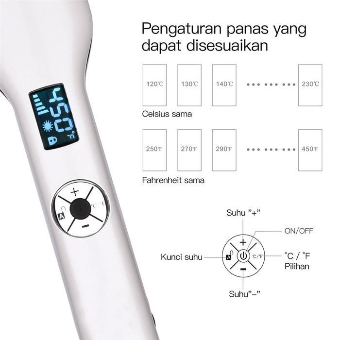 DISKON CKEYIN DENGAN LAYAR LCD PENGUNCI CERDAS PTC CATOKAN RAMBUT CATOKAN / PENGERITING RAMBUT