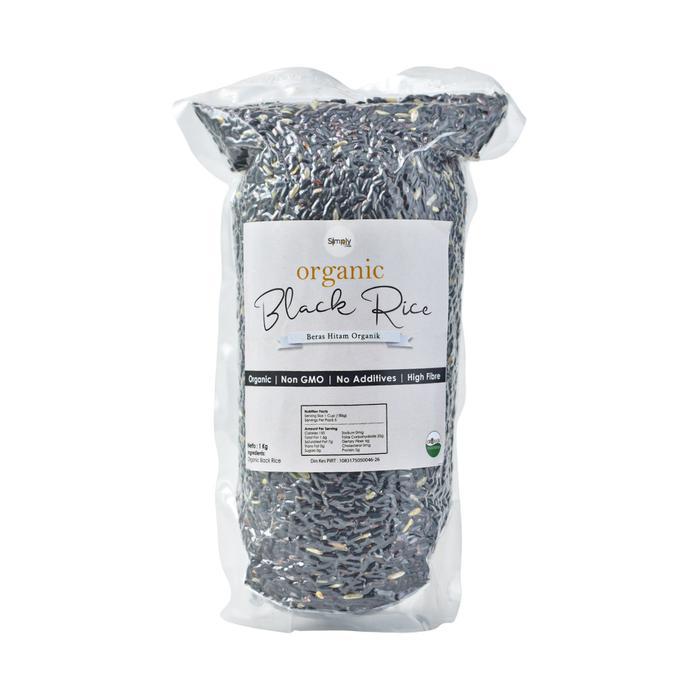 Simply Organic Black Rice ( Beras Hitam Organik ) 1 Kg Porang Pasti Diskon