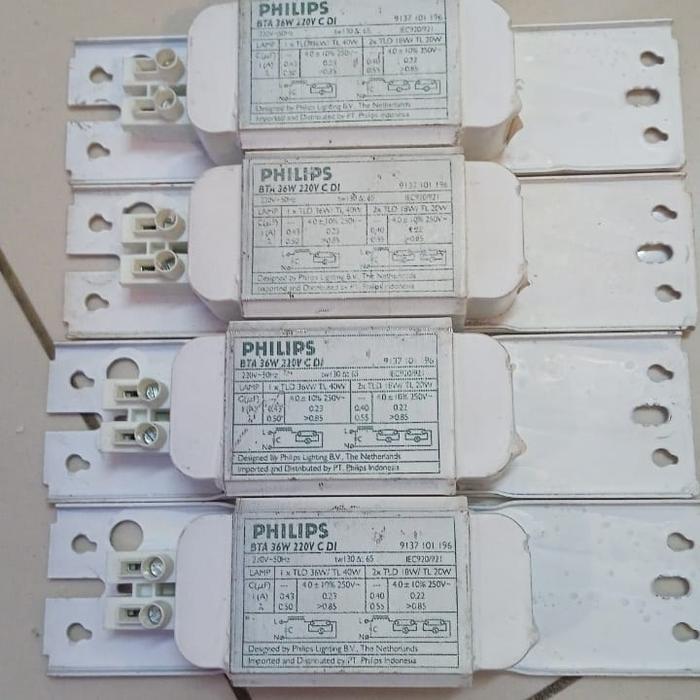 "New" Ballast/travo lampu neon Lampu TL BTA 36Watt philips