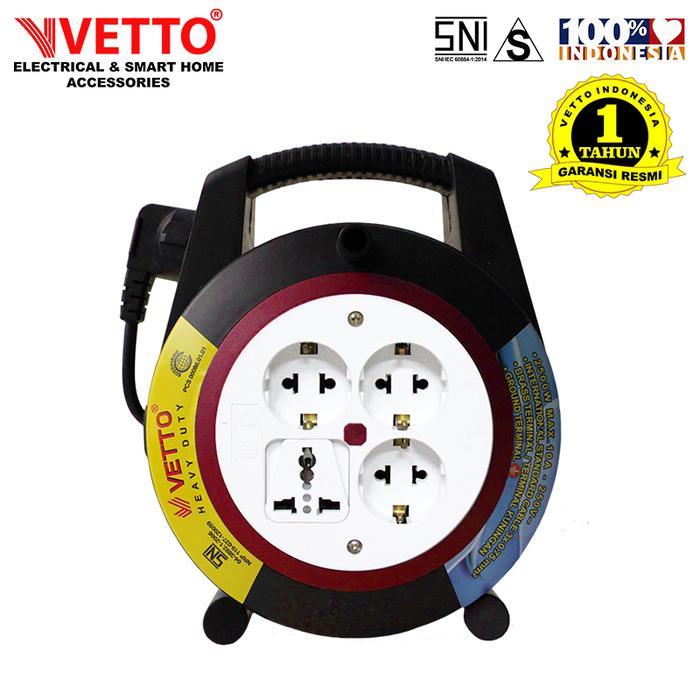 VETTO Kabel Roll V8816/10M LP TB - Box Kabel 10 Meter SNI Colokan