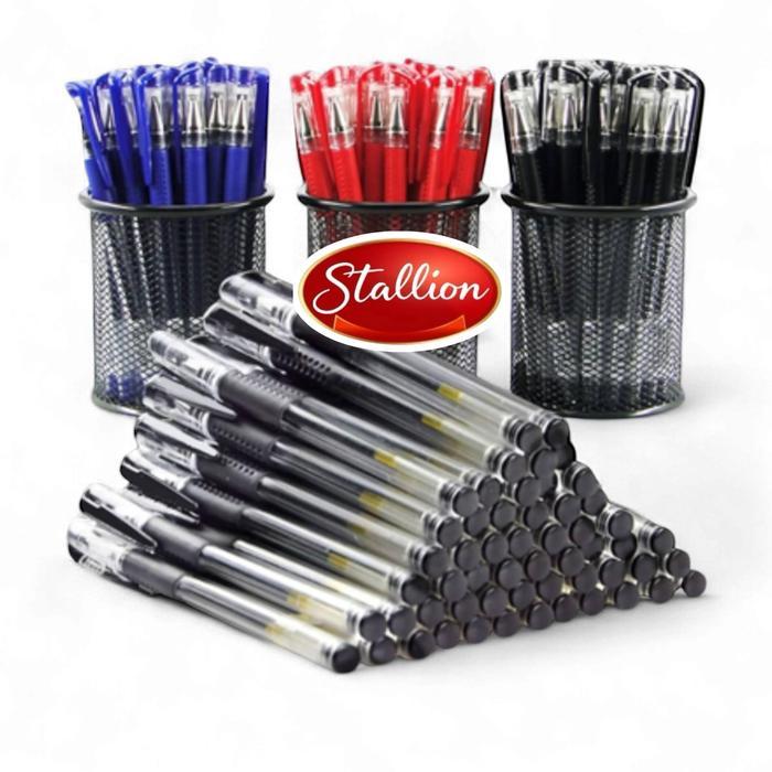 PROMO Pulpen Gel 0.55mm Standard Pulpen tinta cair Alat Tulis Sekolah Kantor Pen Warna Warni Pena