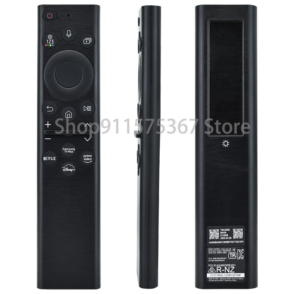 New BN59-01385B Rechargeable Solar Voice QLED TV Remote Control For Samsung QN55QN90BD UE55AU8070
