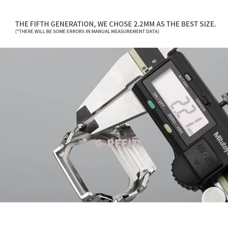 G-Refit New DW5600 GWM5610 G5600 GWB5600 Metal Bezel 5610 Stainless Steel Watchband Strap 5600 Wtach