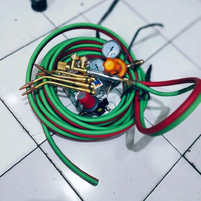 Paket Blender Las Acetilyne Karbit Welding Torch 5Meter
