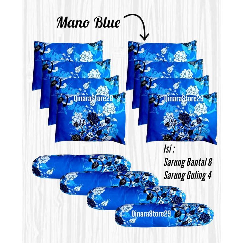 "New" HARGA GROSIR 1 LUSIN Sarung Bantal 8 Sarung Guling 4 Motif Bunga Terbaru Kekinian Gambar 3D