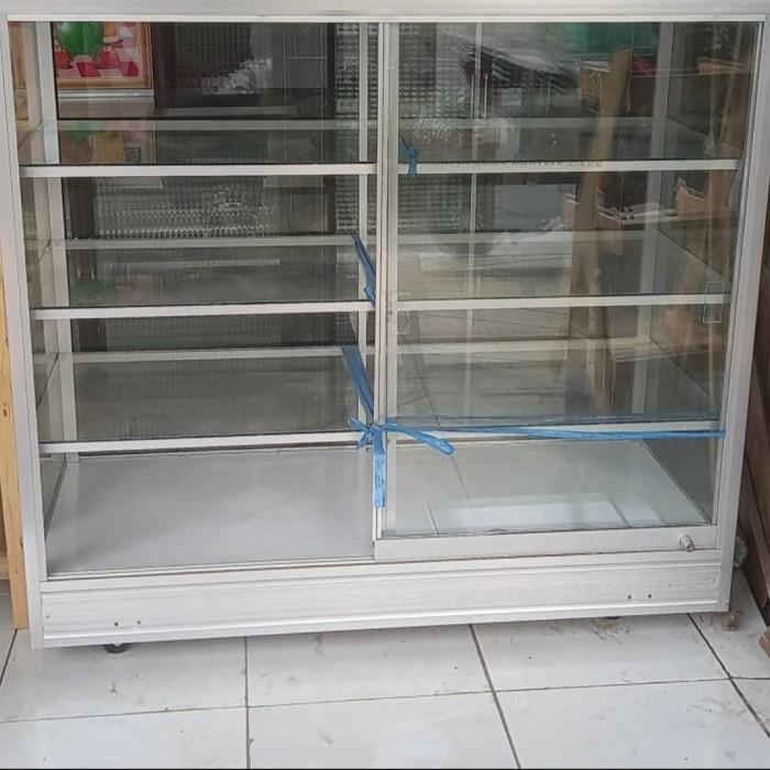 Etalase Kaca Aluminium | Etalase Madura | Etalase Display | Etalase Warung Sembako | Etalase Alumini