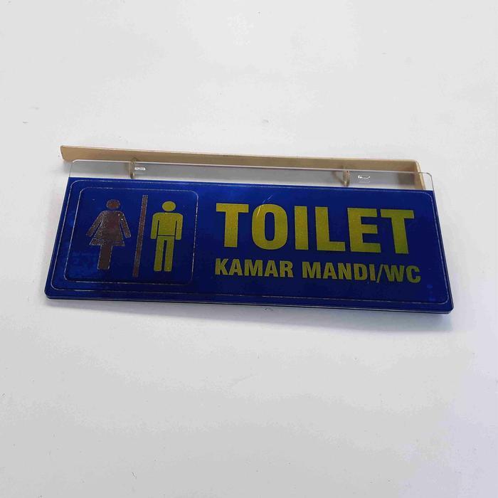 [Akrilik] Papan Nama Ruang Toilet