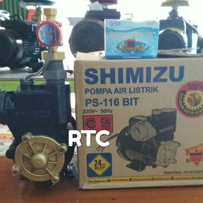 Pompa air pendorong shimizu otomatis booster