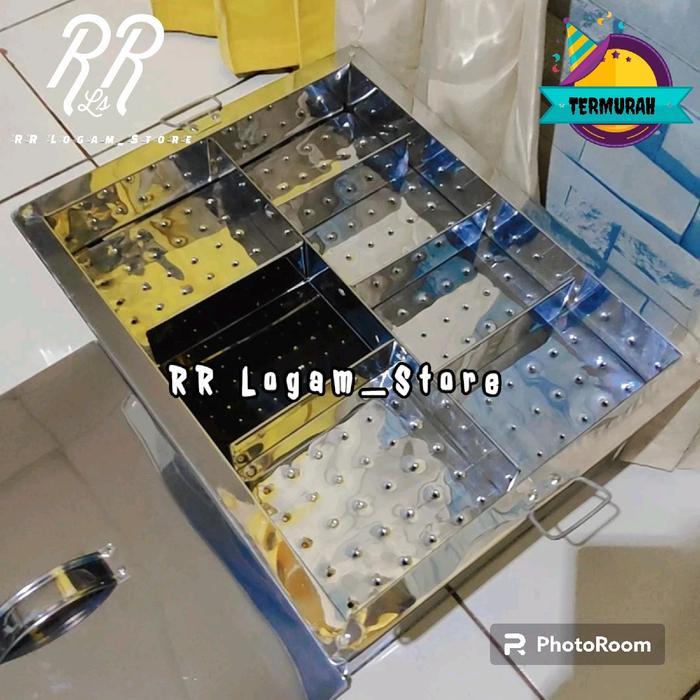 Cypluz - Dandang Bakso Kotak Sekat/Dandang Bakso Prasmanan Ukuran 45X35X22