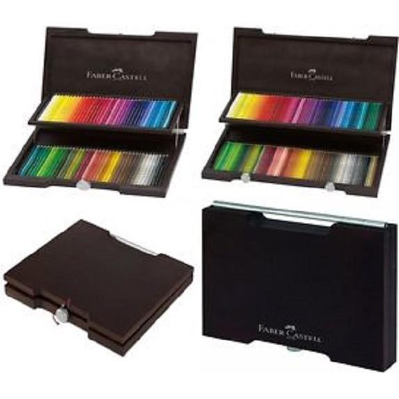 FABER-CASTELL COLOUR PENCIL POLYCHROMOS WOOD CASE OF 120