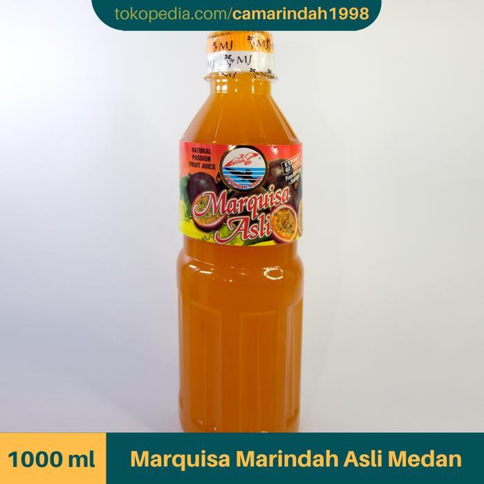 Sirup Markisa Asli Brastagi Medan - 1000 Ml (100% Gula Murni)