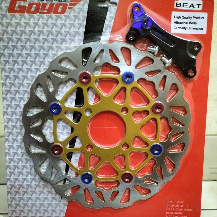 Disc Piringan Cakram Lebar 260Mm Goyo Model Monel Ring Beat Scoopy Dll