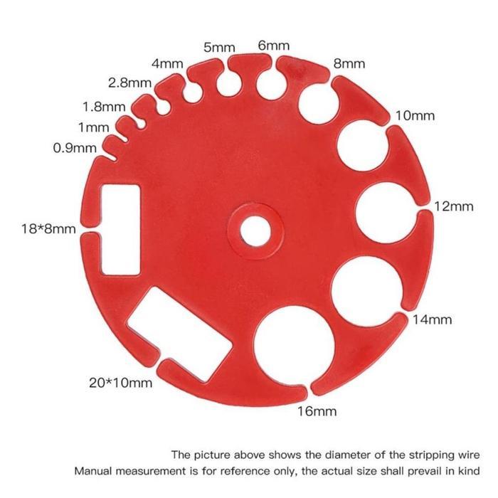 Vixplorn Tang Pengupas Kabel Praktis Mesin Alat Pengupas Kabel Mesin Pemotong Kabel Genggam Tembaga