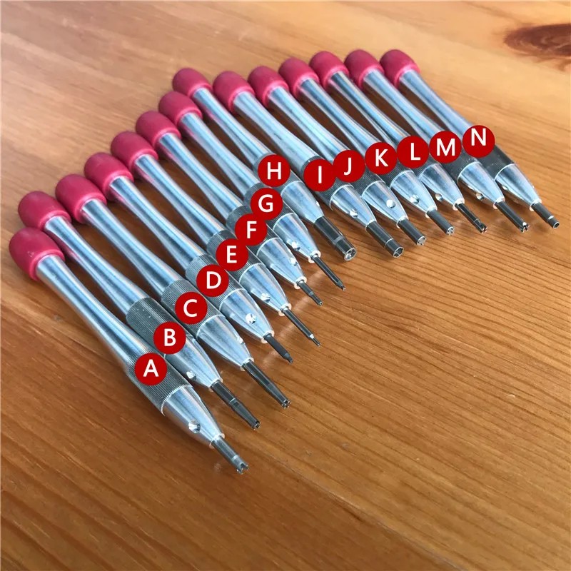 Steel Special Screwdriver for Audemars Piguet,Bvlgari,Bulova,IWC,Richard Mille,Rolex,Omega Watch