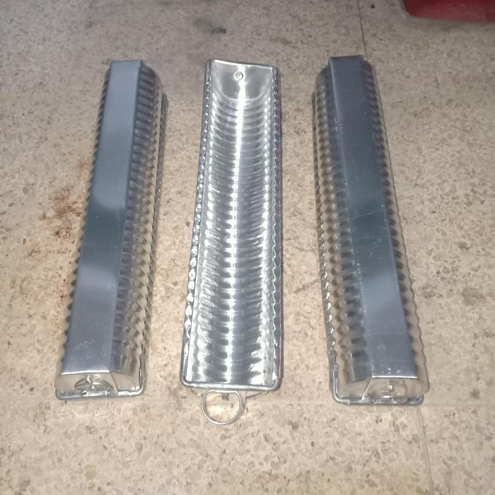 cetakan puding galur panjang / loyang setengah lingkaran panjang kecil