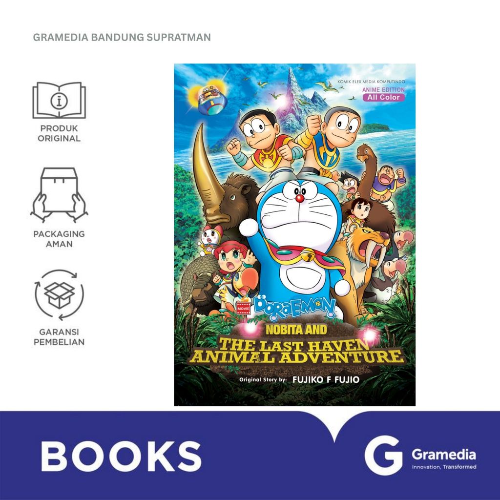 Gramedia Bandung Supratman | Buku Komik Manga MOVIE DORAEMON NOBITA AND THE LAST HAVEN ANIMAL ADVENT