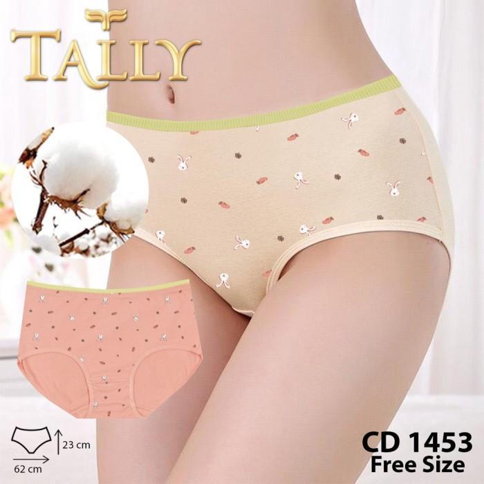 Tally 1453 CD Celana Dalam Wanita Bahan Katun Fit To L-XL