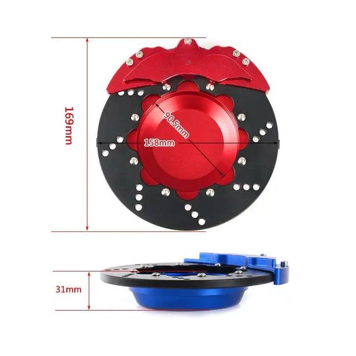 Ready Asbak Replika Big Brake Kit Rem Disc Kaliper Bahan Metal Premium