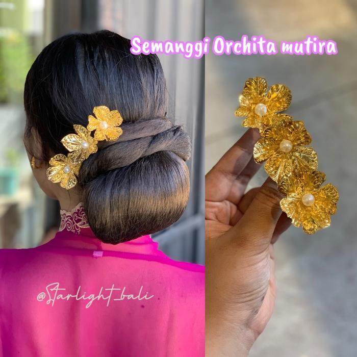 STARLIGHT BALI - Semanggi Orchita Mutiara / Aksesoris Rambut / Semanggi Bali / Aksesoris Bali