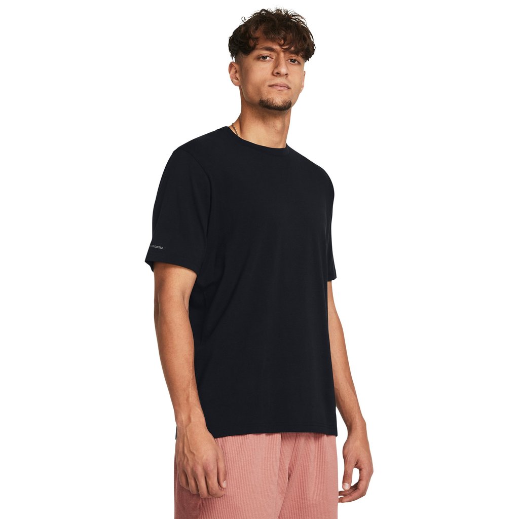 UA Icon Charged Cotton® Men's Short Sleeve - Black