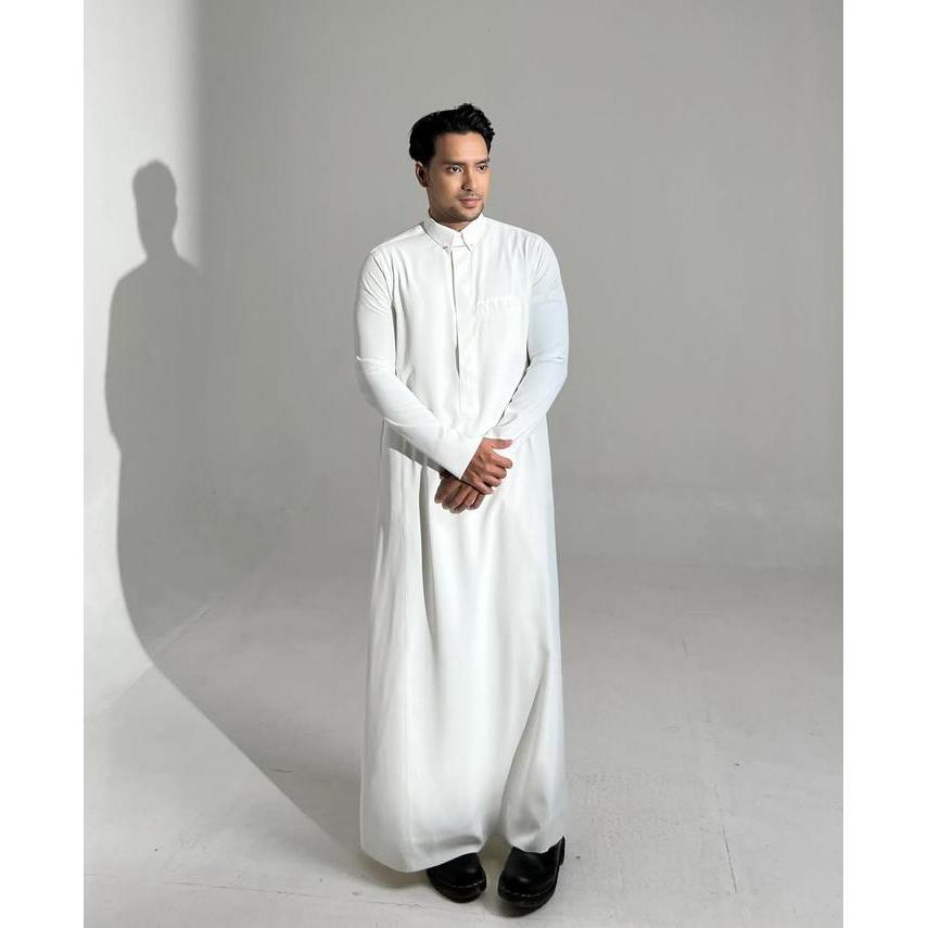 GONEGANI OFFICIAL - Gamis Pria Kerah Lengan Panjang Thalib Thobe
