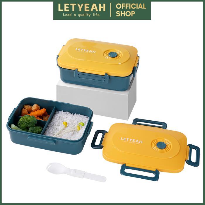 [NEW]LetYeah Kotak Bekal Makan Anak Anak Lunch Box 1200ml Bento Box Tempat Makan