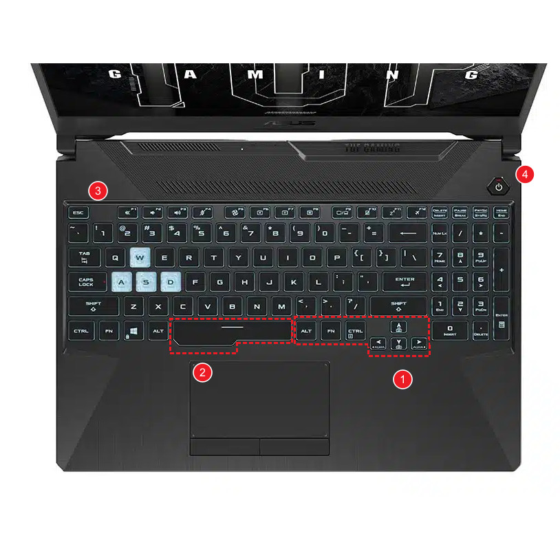 For Asus TUF Gaming F15 FX506HM FX506HF FX506HEB FX506LI FX506HC FX506L FX506H 15.6 inch Silicone