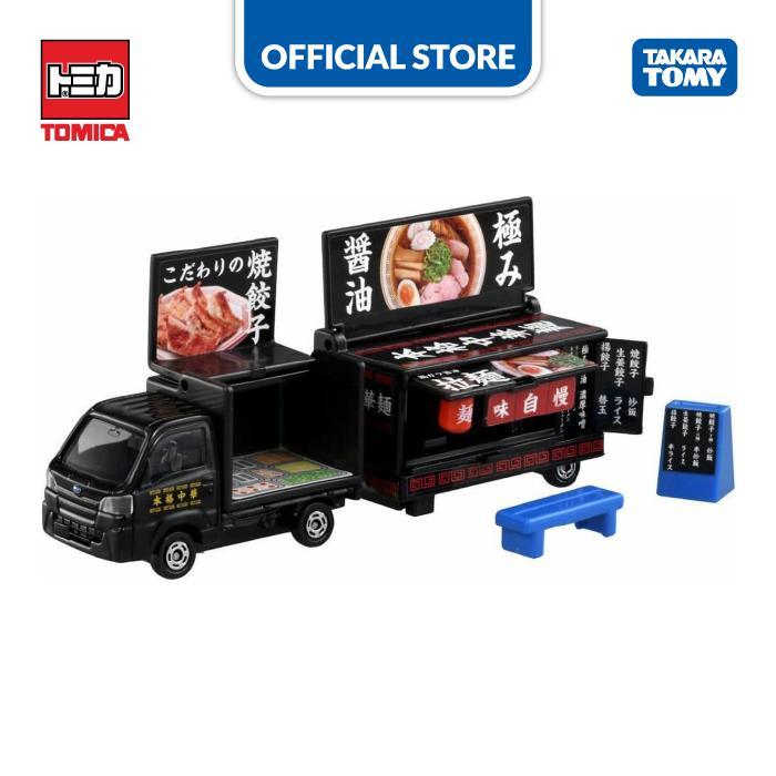 Tomica Long #142 Subaru Samber Kitchen Trailer
