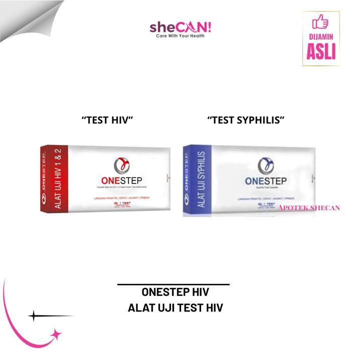 ONESTEP HIV TEST STRIP ALAT UJI HIV ALAT UJI PRIBADI DI RUMAH SHYPILIS TEST