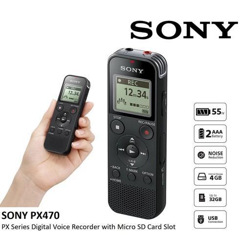 Sony Icd-Px470 Digital Voice Recorder With Mic Wireless 3.5Mm Terbaik