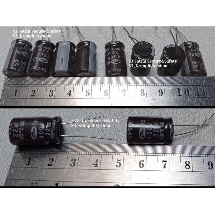 Elko 22Uf 400V Elco 22 Uf 400 Vol V 400Vol 22Uf/400V 22Uf400V Redy Stok